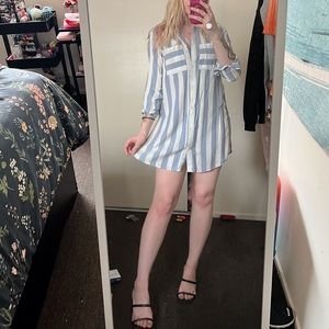 Forever21 Striped Shirt Dress